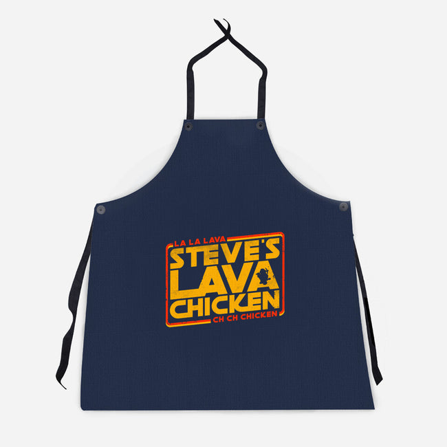 Steves Space Lava Chicken-Unisex-Kitchen-Apron-rocketman_art