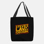 Steves Space Lava Chicken-None-Basic Tote-Bag-rocketman_art