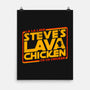 Steves Space Lava Chicken-None-Matte-Poster-rocketman_art