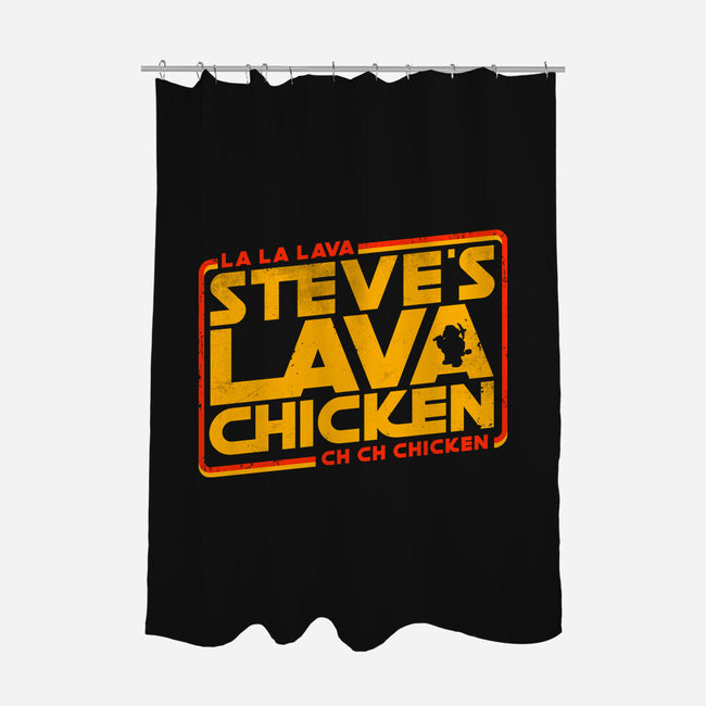 Steves Space Lava Chicken-None-Polyester-Shower Curtain-rocketman_art