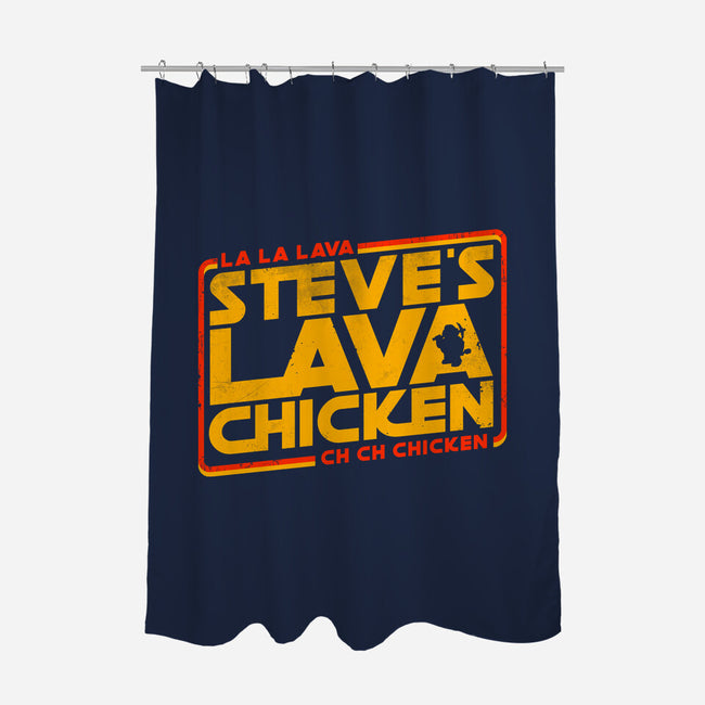 Steves Space Lava Chicken-None-Polyester-Shower Curtain-rocketman_art
