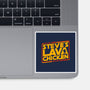 Steves Space Lava Chicken-None-Glossy-Sticker-rocketman_art