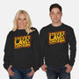 Steves Space Lava Chicken-Unisex-Crew Neck-Sweatshirt-rocketman_art