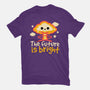 The Future Is Bright-Mens-Basic-Tee-NemiMakeit