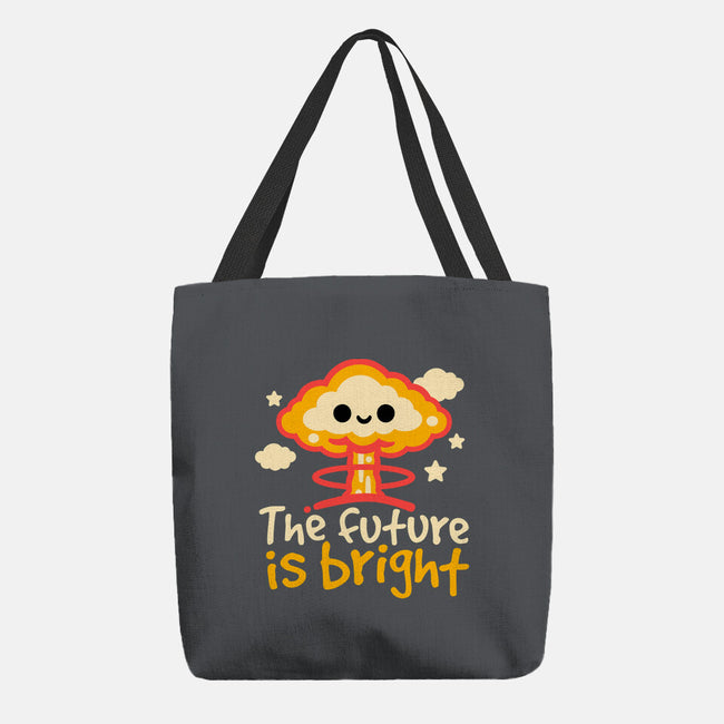 The Future Is Bright-None-Basic Tote-Bag-NemiMakeit