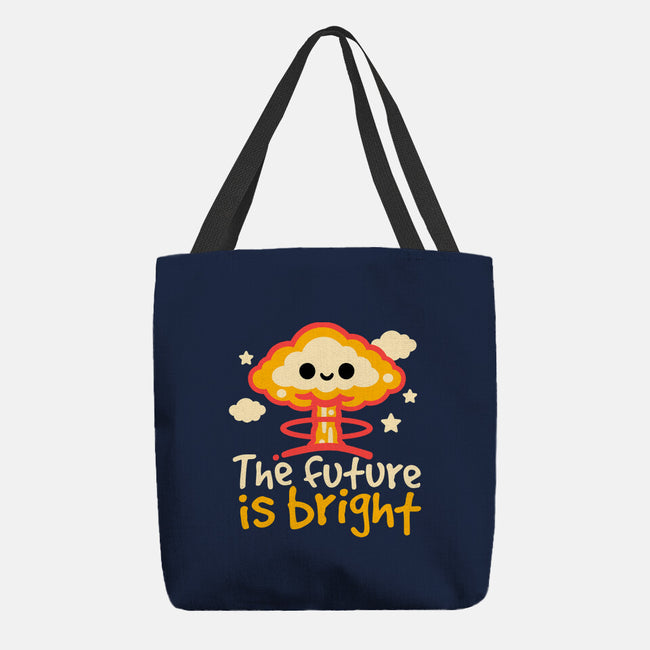The Future Is Bright-None-Basic Tote-Bag-NemiMakeit