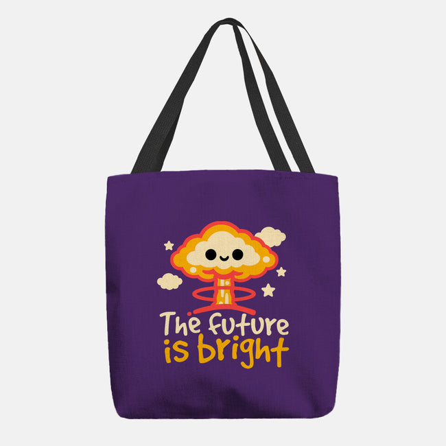 The Future Is Bright-None-Basic Tote-Bag-NemiMakeit
