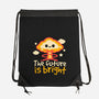 The Future Is Bright-None-Drawstring-Bag-NemiMakeit