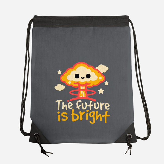 The Future Is Bright-None-Drawstring-Bag-NemiMakeit