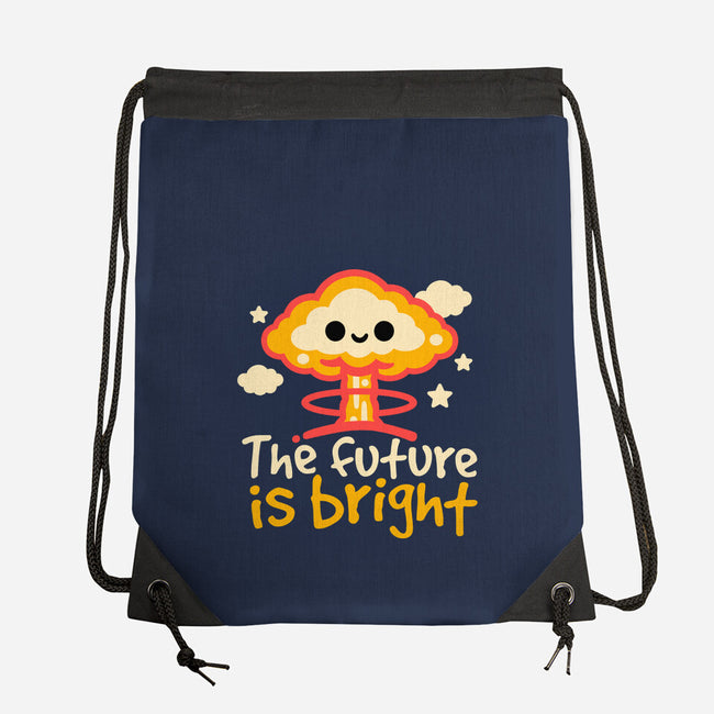 The Future Is Bright-None-Drawstring-Bag-NemiMakeit