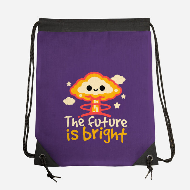 The Future Is Bright-None-Drawstring-Bag-NemiMakeit