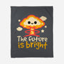The Future Is Bright-None-Fleece-Blanket-NemiMakeit