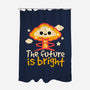The Future Is Bright-None-Polyester-Shower Curtain-NemiMakeit