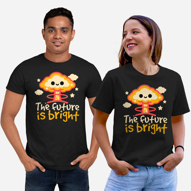 The Future Is Bright-Unisex-Basic-Tee-NemiMakeit