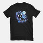 Kitten Galaxy-Womens-Fitted-Tee-Vallina84