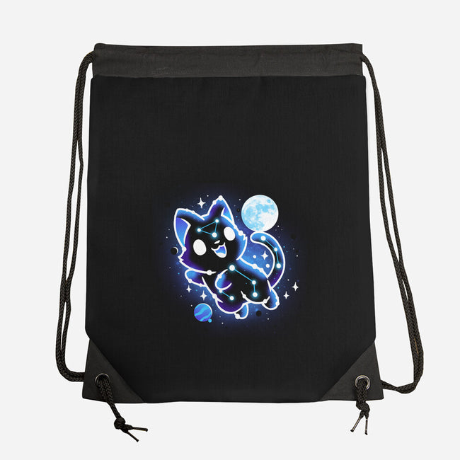 Kitten Galaxy-None-Drawstring-Bag-Vallina84