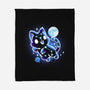 Kitten Galaxy-None-Fleece-Blanket-Vallina84