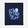 Kitten Galaxy-None-Fleece-Blanket-Vallina84