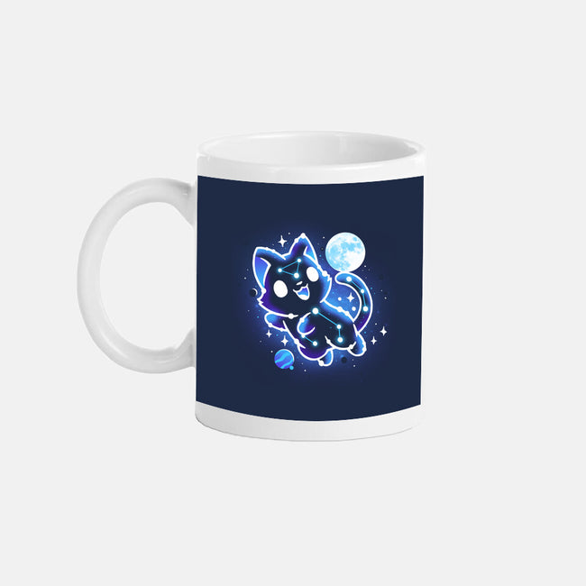 Kitten Galaxy-None-Mug-Drinkware-Vallina84