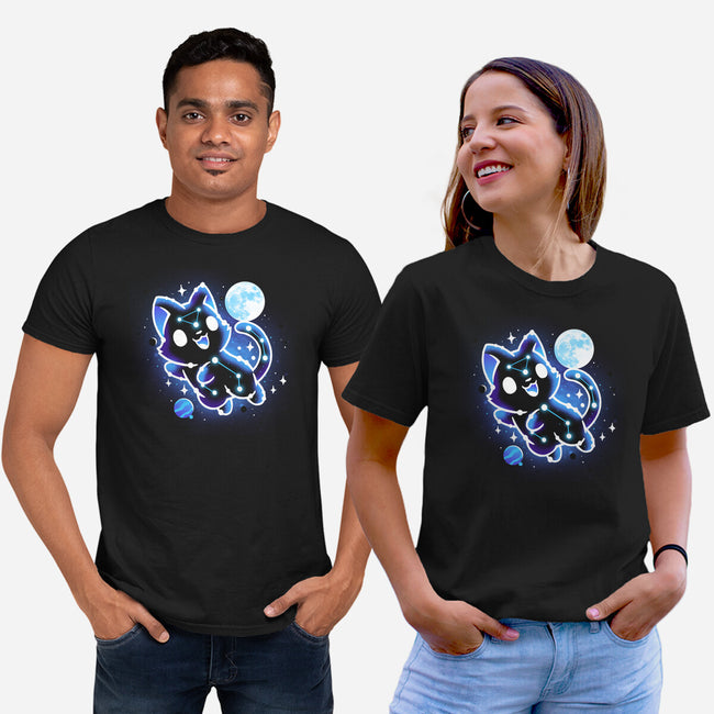Kitten Galaxy-Unisex-Basic-Tee-Vallina84