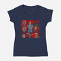 80s Nostalgia-Womens-V-Neck-Tee-AndreusD