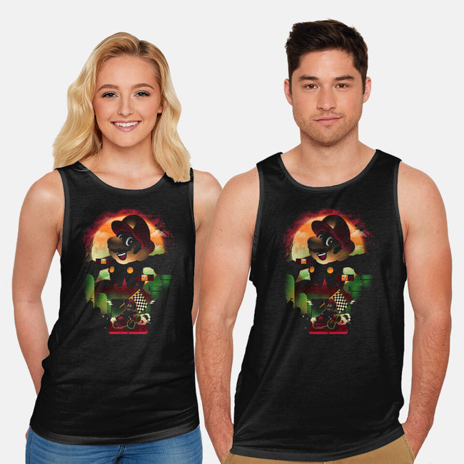 Super Plumber Race-Unisex-Basic-Tank-dandingeroz