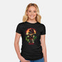 Super Plumber Race-Womens-Fitted-Tee-dandingeroz
