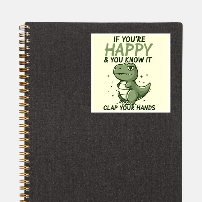 Clap Your Hands-None-Glossy-Sticker-Vallina84