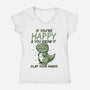 Clap Your Hands-Womens-V-Neck-Tee-Vallina84