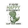 Clap Your Hands-Womens-V-Neck-Tee-Vallina84