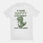 Clap Your Hands-Womens-Basic-Tee-Vallina84
