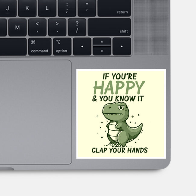 Clap Your Hands-None-Glossy-Sticker-Vallina84