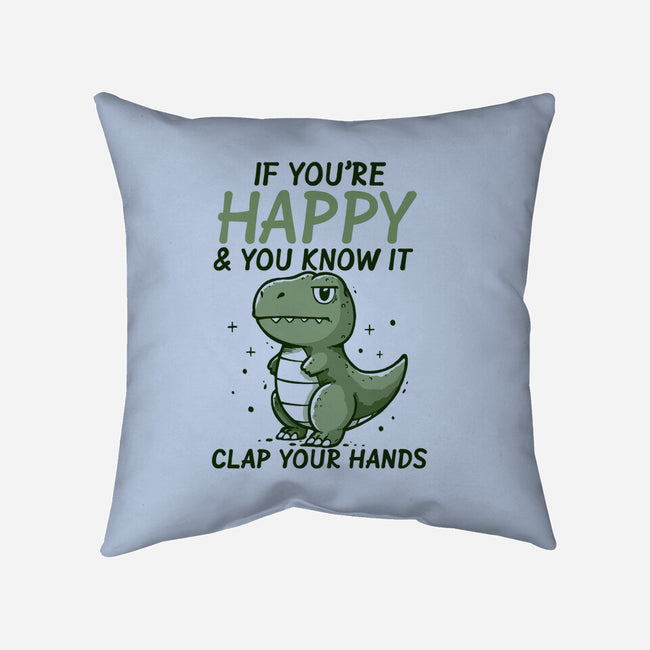 Clap Your Hands-None-Removable Cover w Insert-Throw Pillow-Vallina84