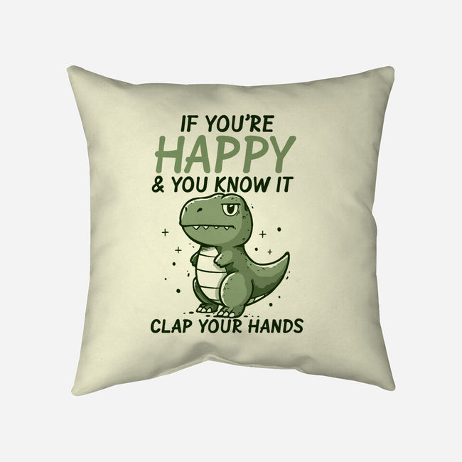 Clap Your Hands-None-Removable Cover w Insert-Throw Pillow-Vallina84