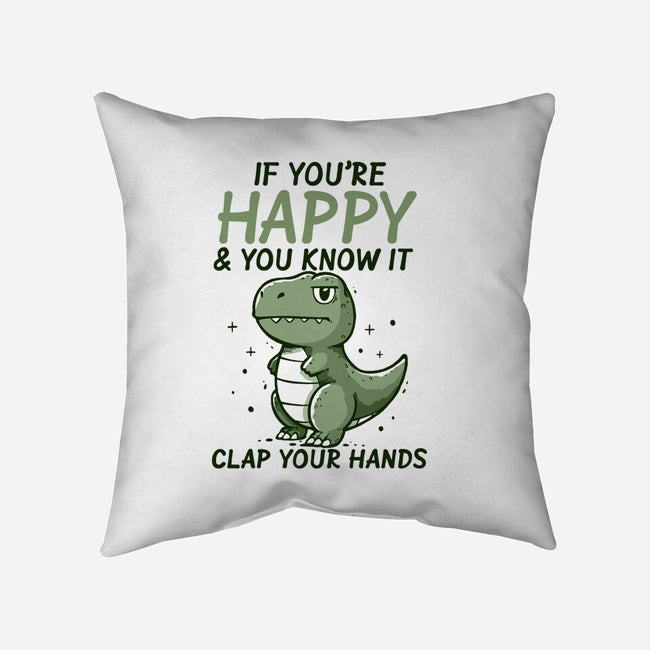 Clap Your Hands-None-Removable Cover w Insert-Throw Pillow-Vallina84