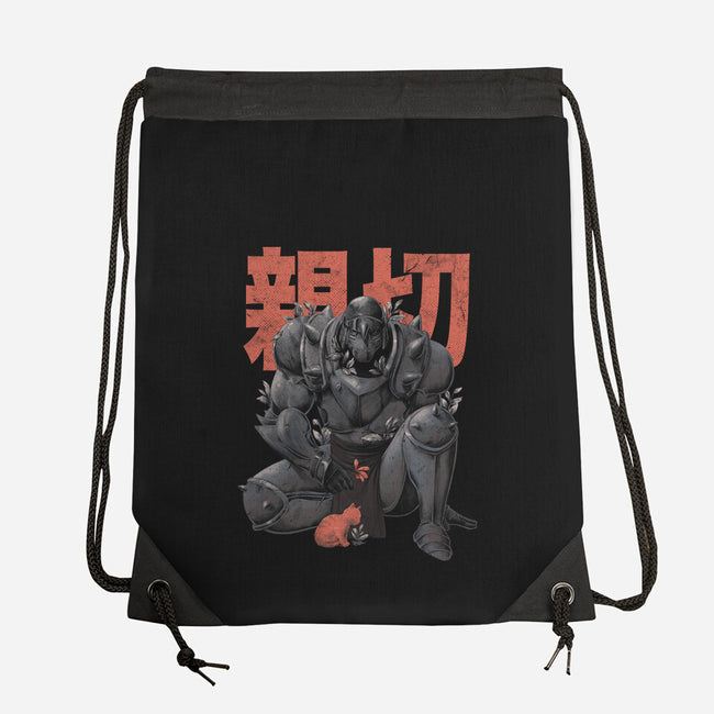 Kind Alchemist-None-Drawstring-Bag-eduely