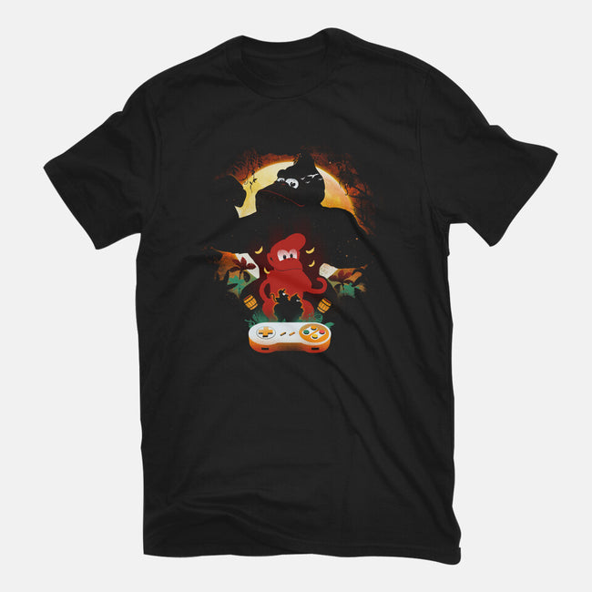 Kong Country-Womens-Fitted-Tee-dandingeroz