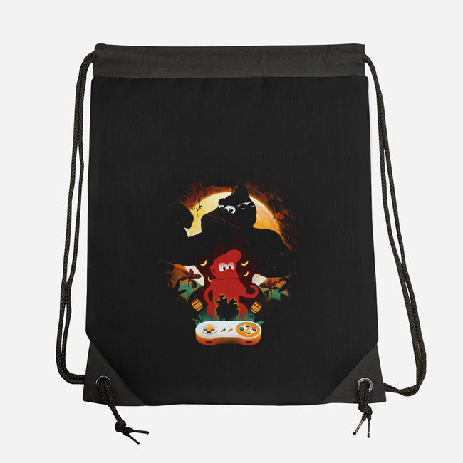 Kong Country-None-Drawstring-Bag-dandingeroz