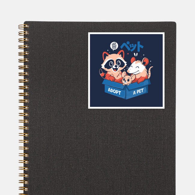 Street Critter Squad-None-Glossy-Sticker-Eoli Studio
