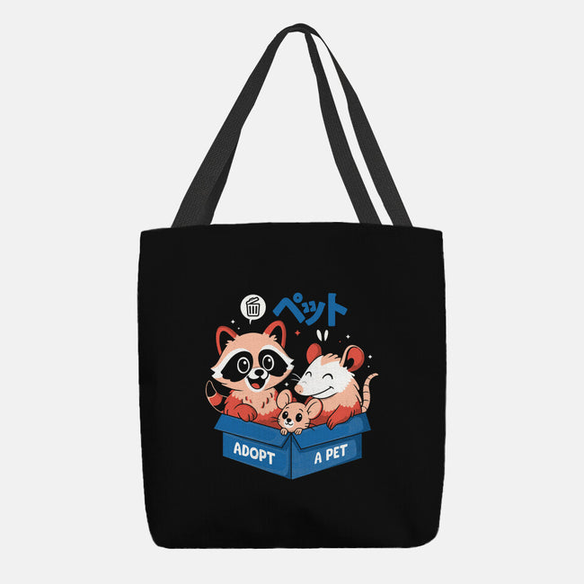 Street Critter Squad-None-Basic Tote-Bag-Eoli Studio