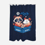 Street Critter Squad-None-Polyester-Shower Curtain-Eoli Studio