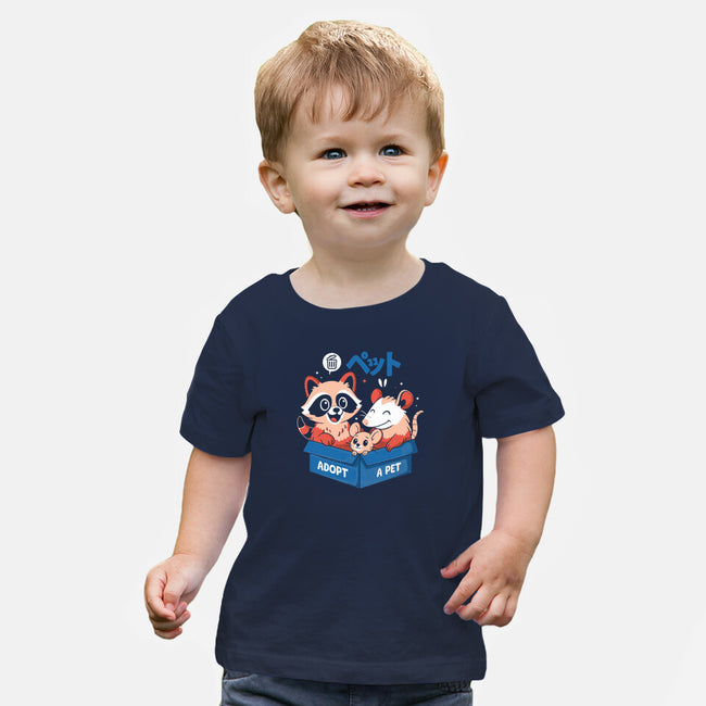 Street Critter Squad-Baby-Basic-Tee-Eoli Studio