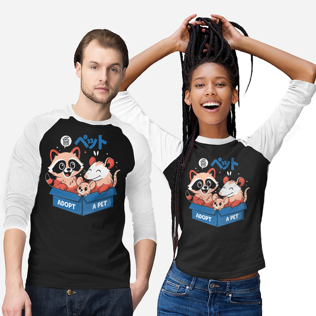 Street Critter Squad-Unisex-Baseball-Tee-Eoli Studio