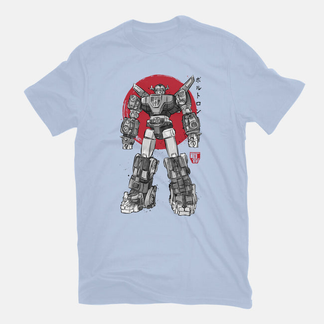 King Of The Beasts Sumi-e-Womens-Fitted-Tee-DrMonekers