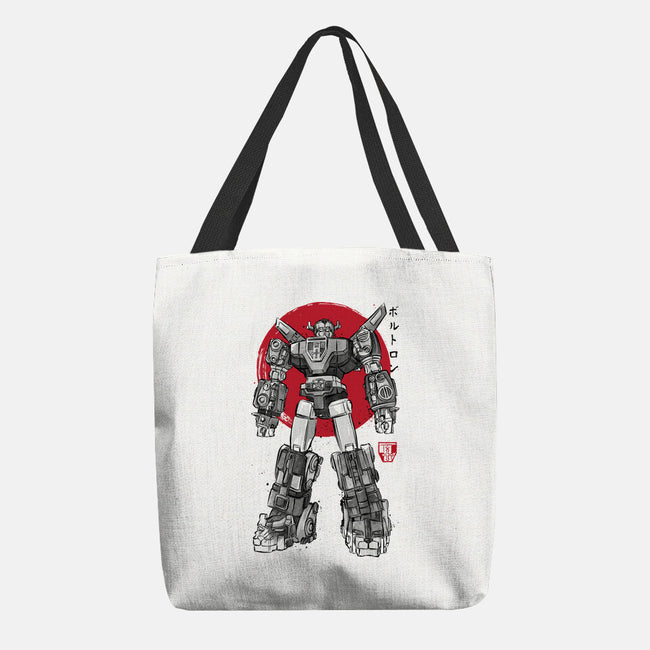 King Of The Beasts Sumi-e-None-Basic Tote-Bag-DrMonekers