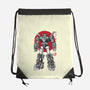 King Of The Beasts Sumi-e-None-Drawstring-Bag-DrMonekers