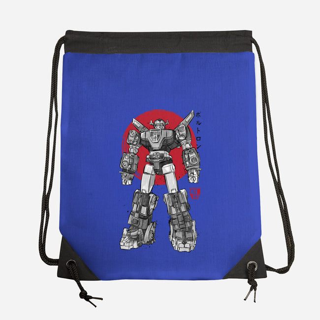 King Of The Beasts Sumi-e-None-Drawstring-Bag-DrMonekers