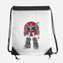 King Of The Beasts Sumi-e-None-Drawstring-Bag-DrMonekers