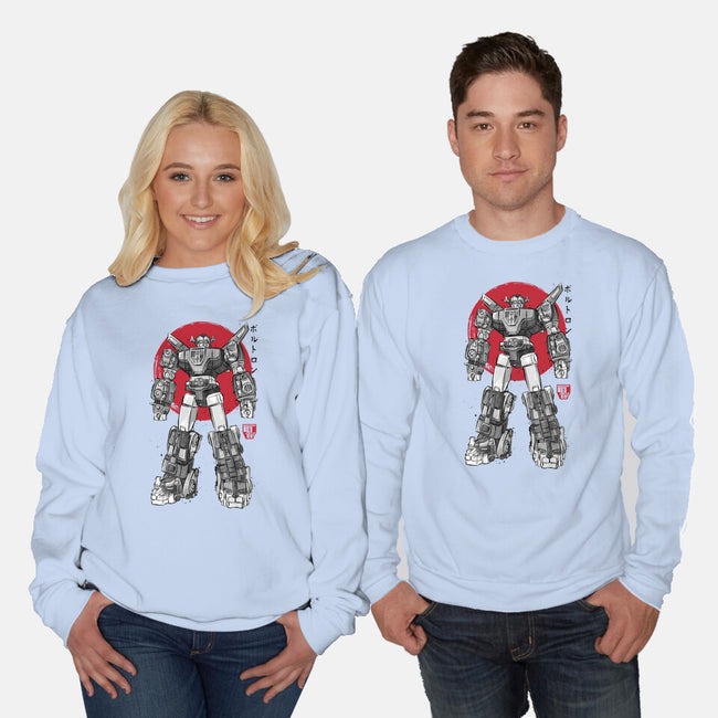 King Of The Beasts Sumi-e-Unisex-Crew Neck-Sweatshirt-DrMonekers