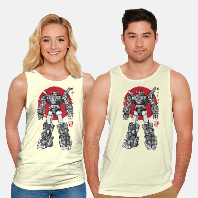 King Of The Beasts Sumi-e-Unisex-Basic-Tank-DrMonekers